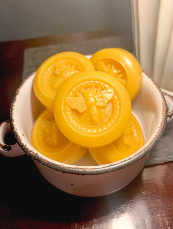 Image of Homemade Organic Beeswax Block
