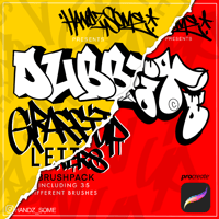 Graffiti Brush pack - THROW UP/LETTERS PACK