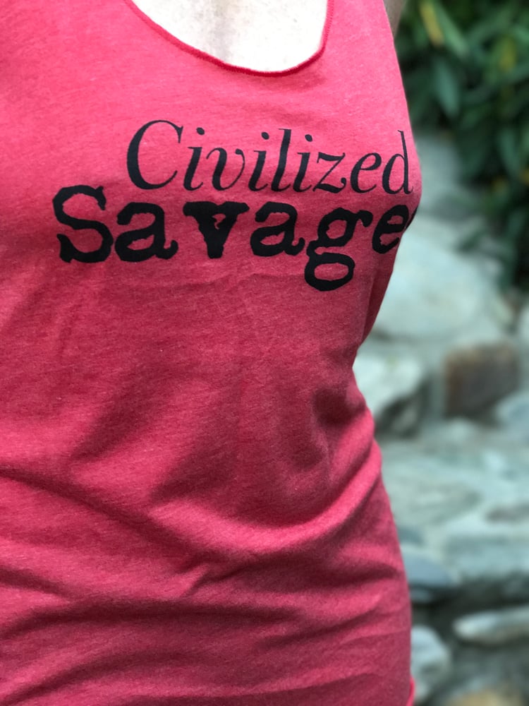 Image of Civilized Savages Women's Racerback Tank 