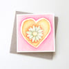Greeting Card - Daisy Heart 