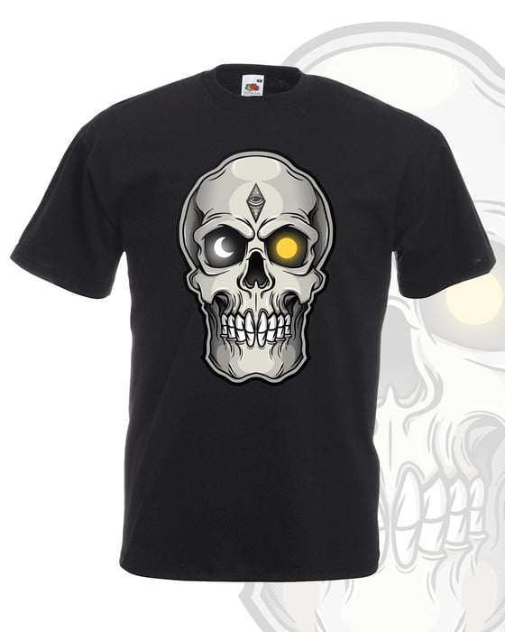 Image of 'Iriskull' Black Unisex Tshirt