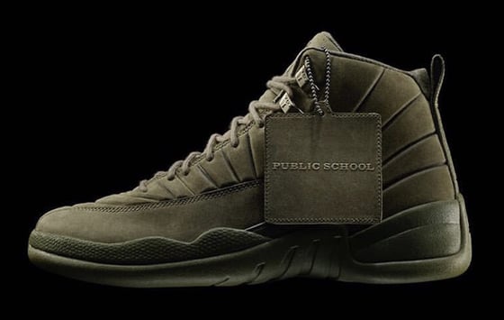 Image of Air Jordan 12 X PSNY Olive