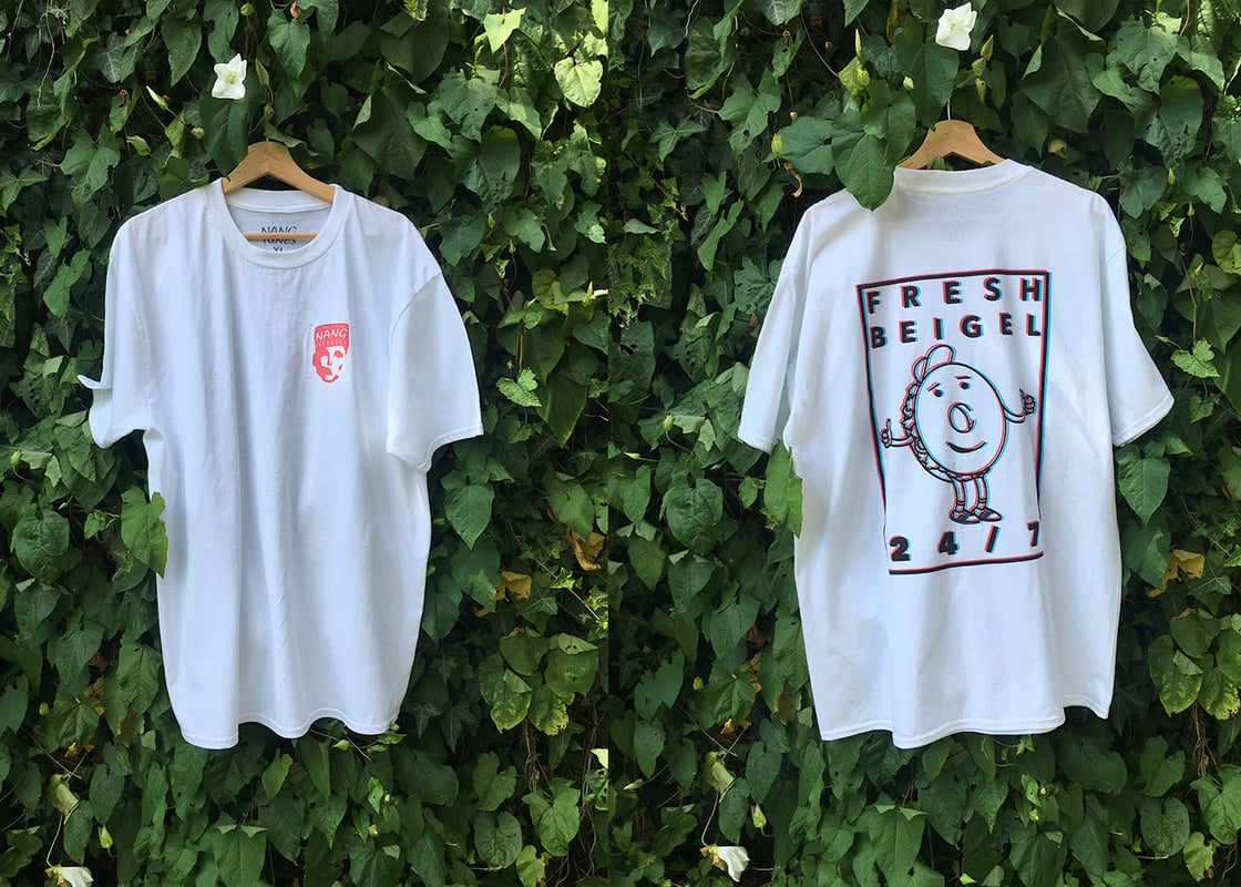 Image of Fresh Beigel T-Shirt - White