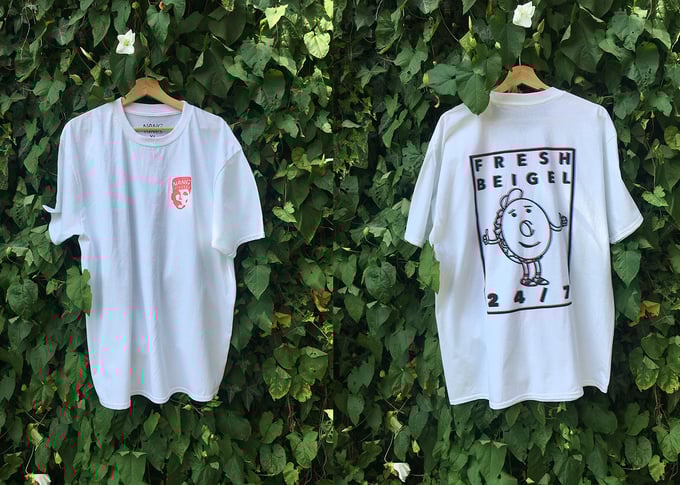 Image of Fresh Beigel T-Shirt - White