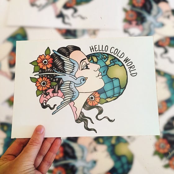 Image of Hello Cold World Print