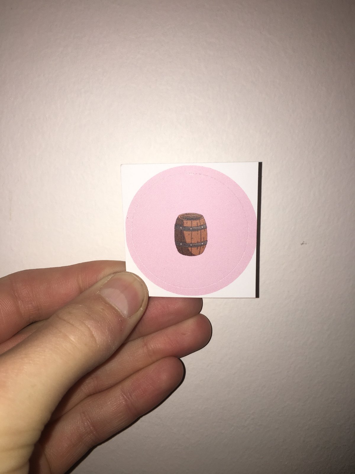 Image of Baked Tape Circular Sticker