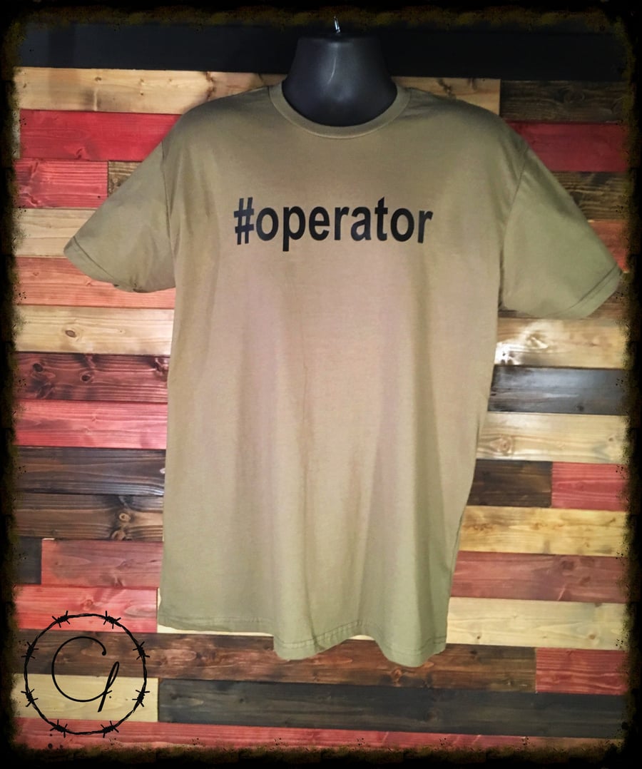 Image of #OPERATOR t-shirt