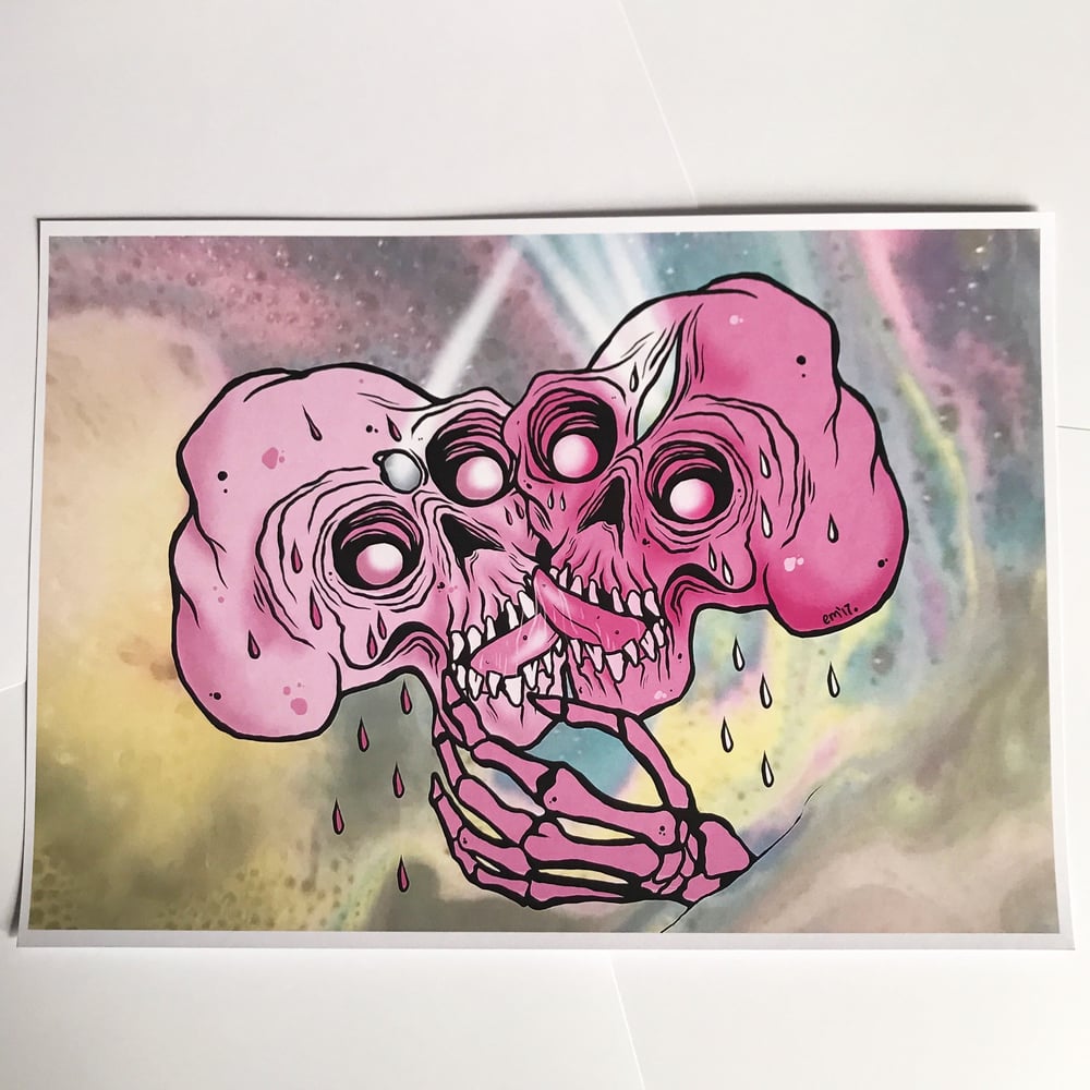 Skullove A4 Print