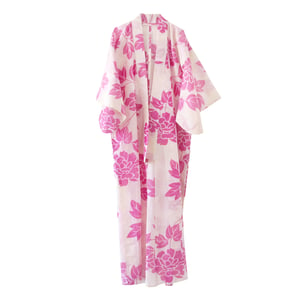 Image of blomster kimono af silke cifon