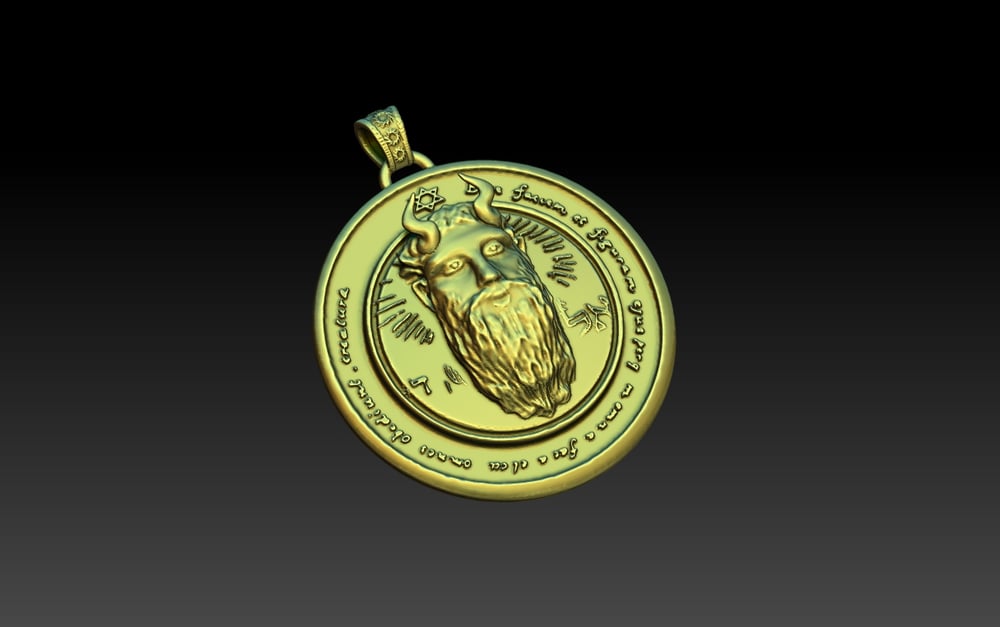 Image of King Solomon 14k Solid Gold Pendant