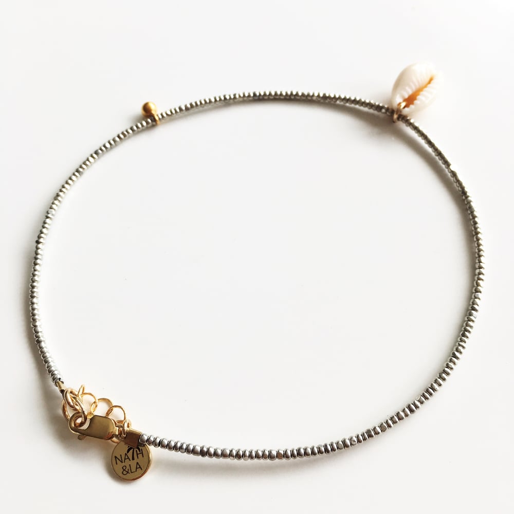Image of Cowrie anklet
