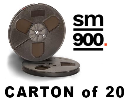 Image of CARTON of SM900 1/4" X1200' 7" Plastic Reel Hinged Box