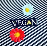 Image 5 of Vegan Horror Fan Enamel Pins