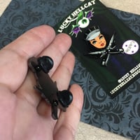 Image 3 of Switchblade Babe Hard Enamel Pin