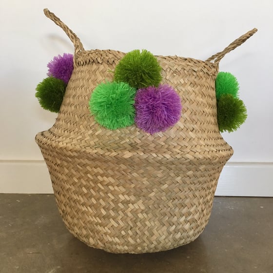 Image of Mini Seagrass Basket - Spring