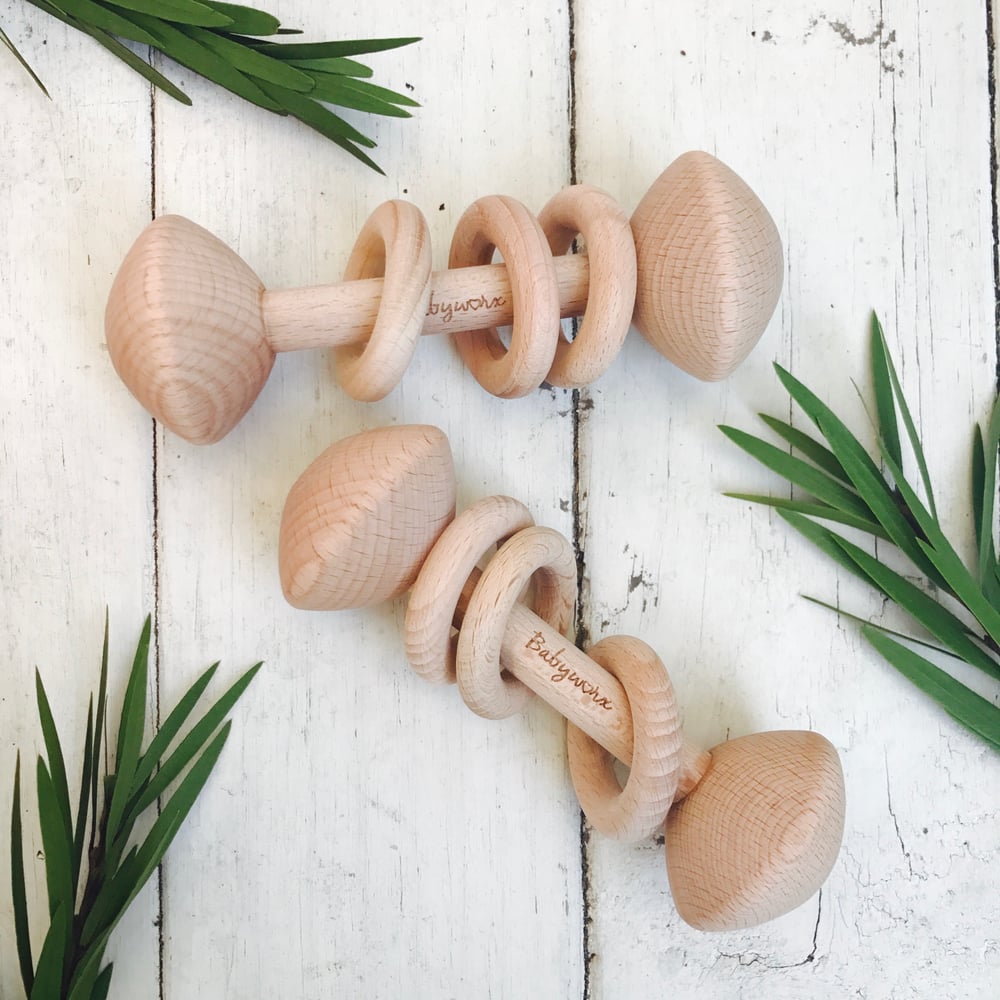 Image of Wooden rattle