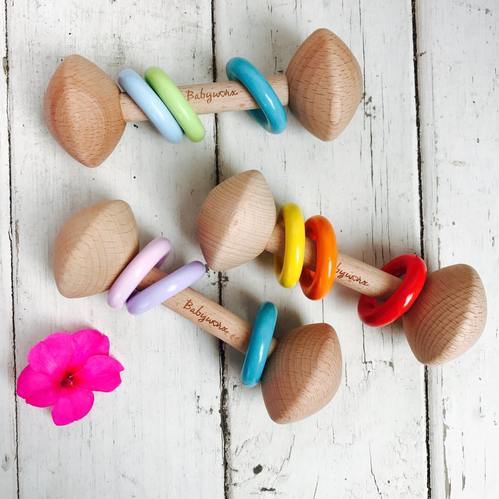 Image of Wooden rattle