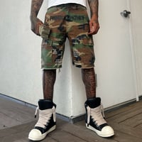 FISHSCALEMONEY CAMO SHORTS