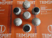 Image of Trimsport Matte Grey LIMITED EDITION VW Golf Jetta Scirocco Mk1 Mk2 "Golfball" Dimpled Gearknob