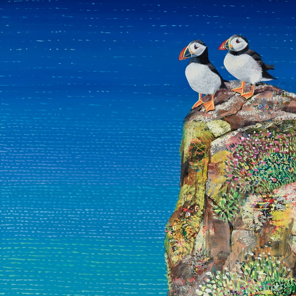 Image of Puffin small giclee print
