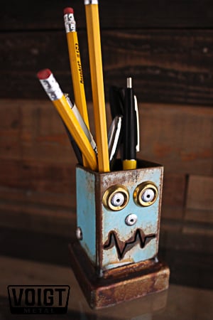 Image of Desk organizer/Small: Pencil Pusher Robot Sky Fox