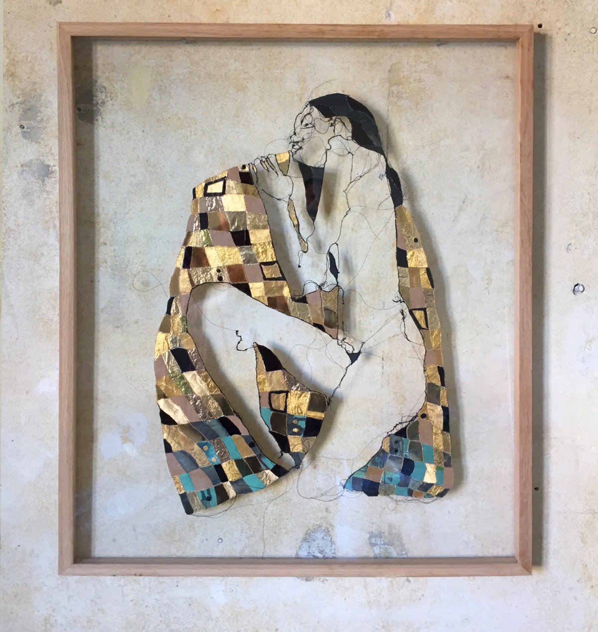 Image of Woman in Blanket