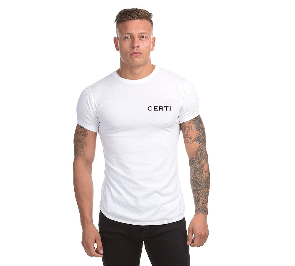 Image of CERTI WHITE T-SHIRT