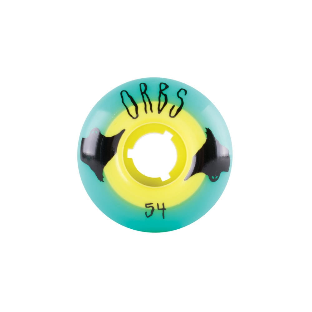 Image of Poltergeists - 54MM - Teal/Yellow