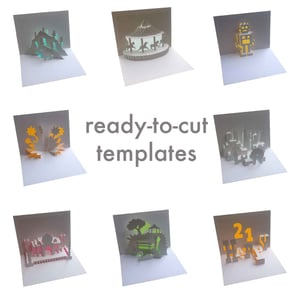 Image of Templates of your choice - PDF / SVG digital files