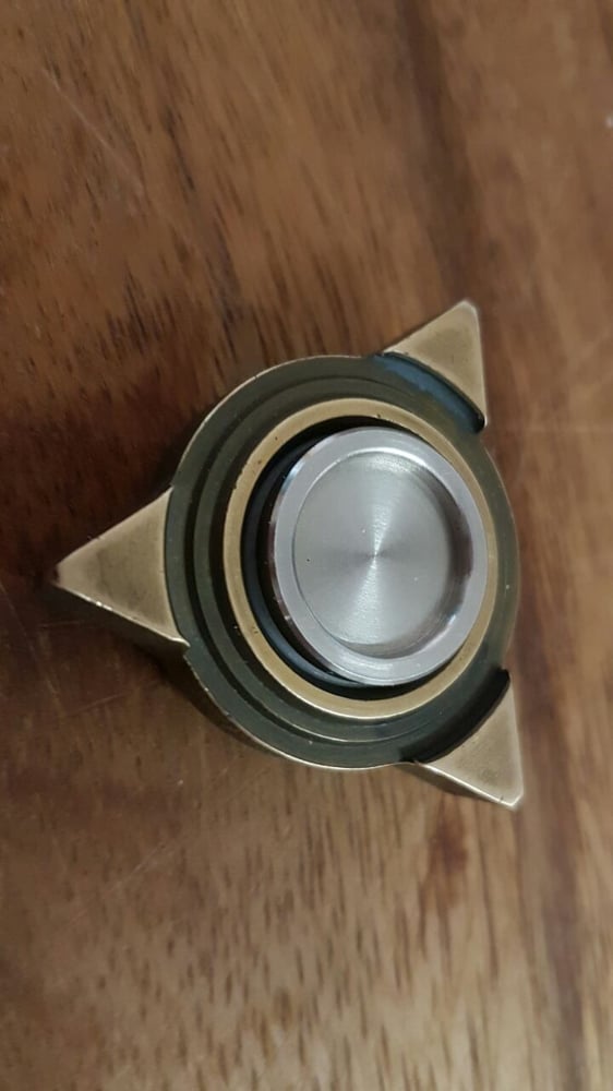 Image of TRI_force F3 brass spinner (hottie finish)