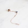Winter Forest Sapphire Linear Earring