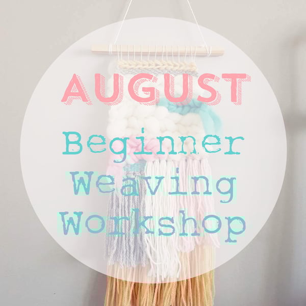 Image of Beginners Weaving Workshop Sunday August 13th Fika & Co on Pako