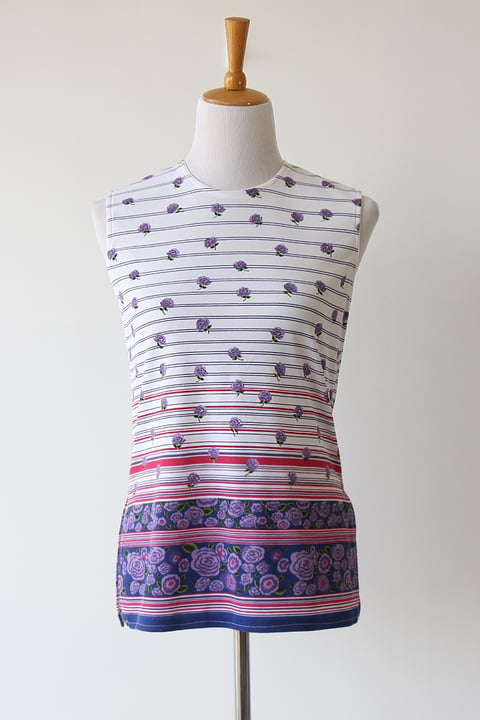 Image of SOLD Purple Garden Blouse