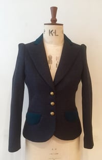 Image 2 of Tweed and velvet Miss DuPont jacket