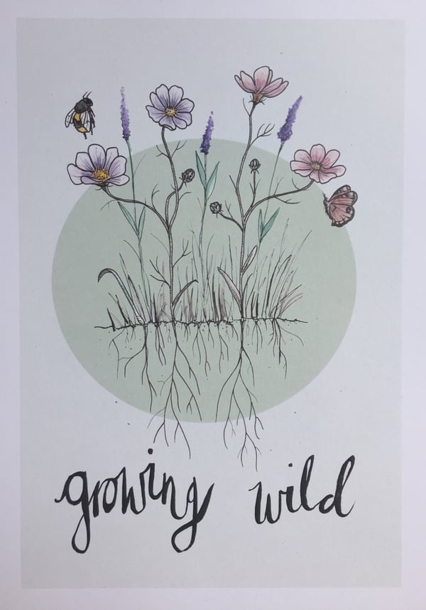 Image of Growing Wild A4 Print