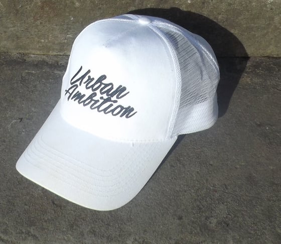 Image of Urban Ambition Trucker Cap White