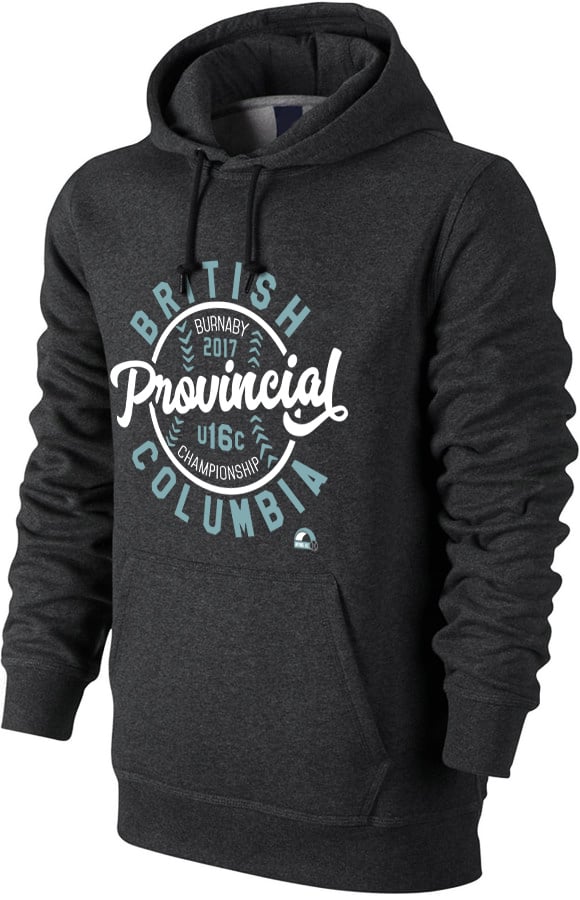 Image of Official 2017 Softball BC Provincials Hooded Sweatshirt