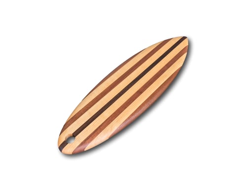 Image of Surfboard Serving Board2 - Laminated Inlays