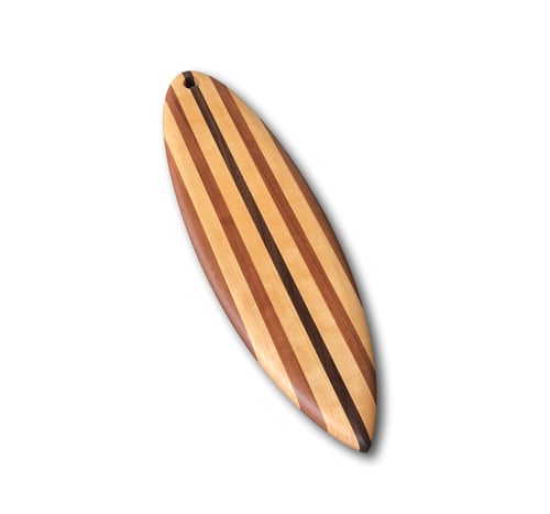 Image of Surfboard Serving Board2 - Laminated Inlays