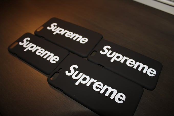 Image of Supreme iPhone Case Black