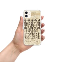 Image 4 of Gothic Aesthetic Detailed Human Skeleton Anatomy Illustration Clear Case for iPhone®