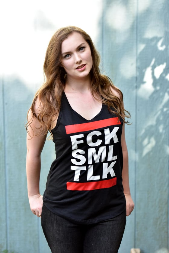 Image of FCKSMLTLK Women's Tank - Black