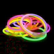 Image of 1000 Mixed Colour Glow Stick Bracelets