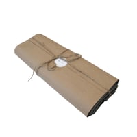 Image 5 of MOOJICRAFT DARK OLIVE CANVAS 8" BLADE - ROLL KNIFE CASE