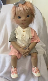 Image of Alyssa, 32” Pink Haired Toddler