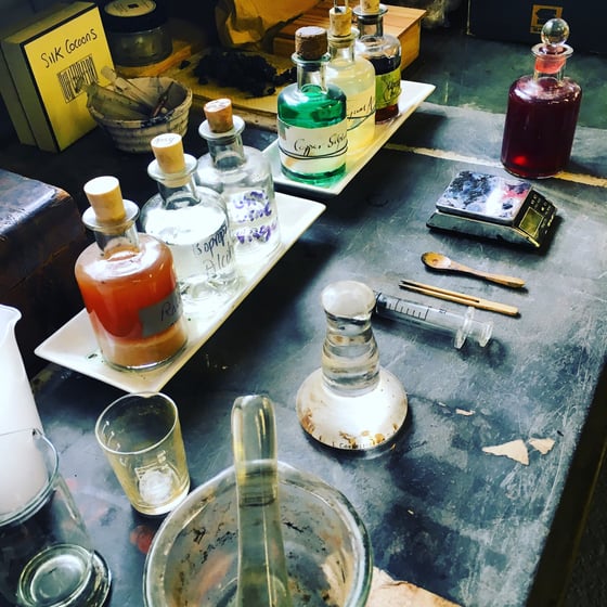 Image of bespoke ink making