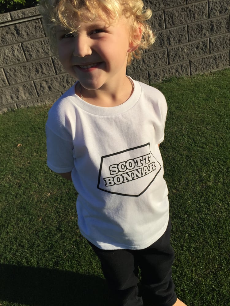 Image of Scott Bonnar logo kids shirt