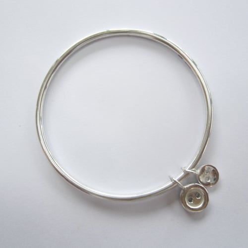 Image of Button bangle, button bracelet