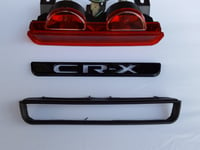 Image 5 of 88-91 Honda CR-X Edition 3rd Brake Light Logo Overlay Panel MK2