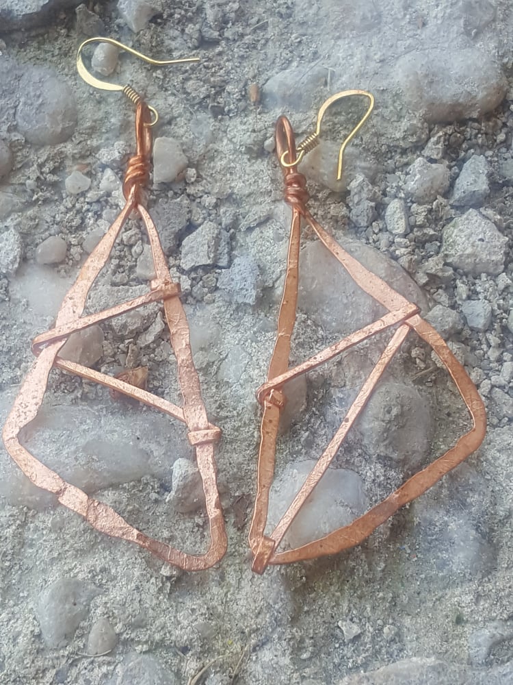 Image of Abstract Dreamcatcher Earring 